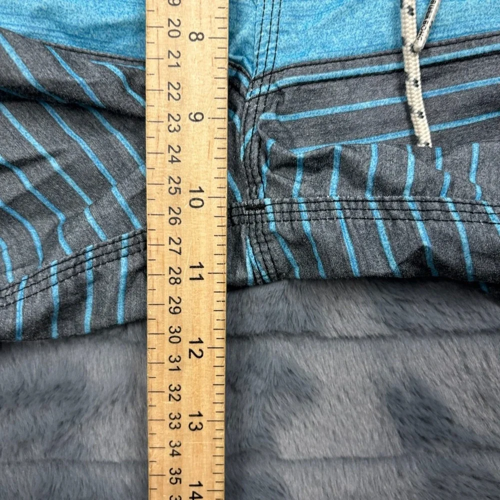 Billabong Lo Tides Mens Striped Board Shorts Blue Gray Size 28 M116ESTP